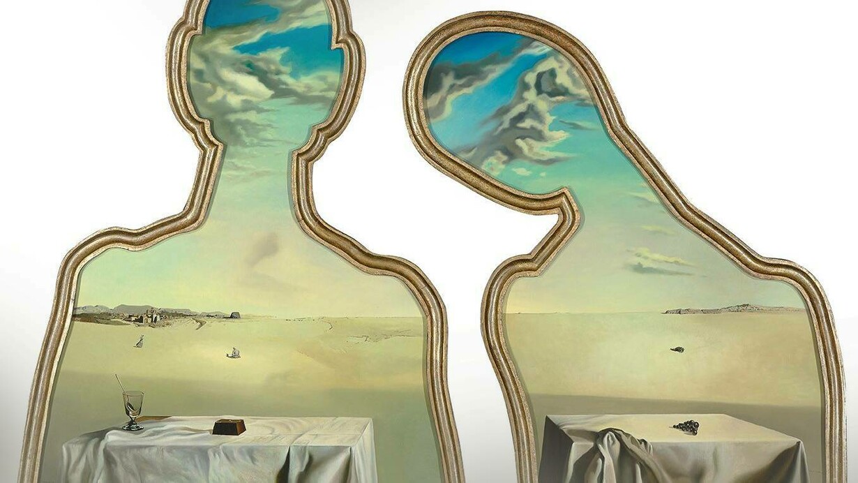 Couple with Their Heads Full of Clouds by Salvador Dalì, 1936