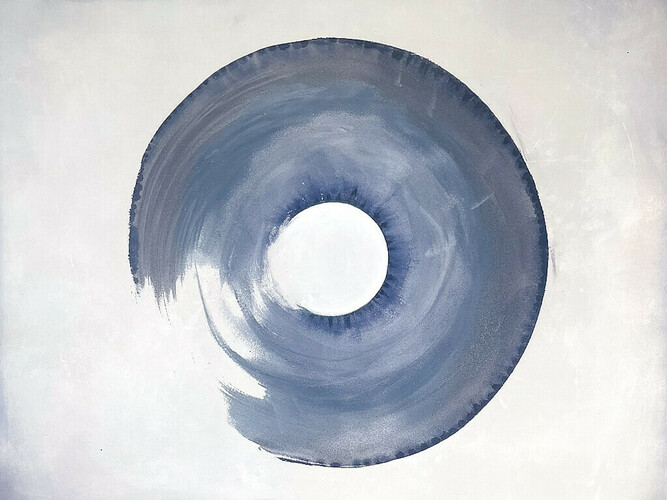 Laura Manuel, Energy, Acrylic and Sand on Canvas 60 x 48"
