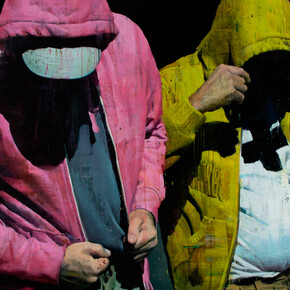 François Bard - La guerre continue - The War Continues 2019 - Oil on canvas 150x195cm 59x77 in TH