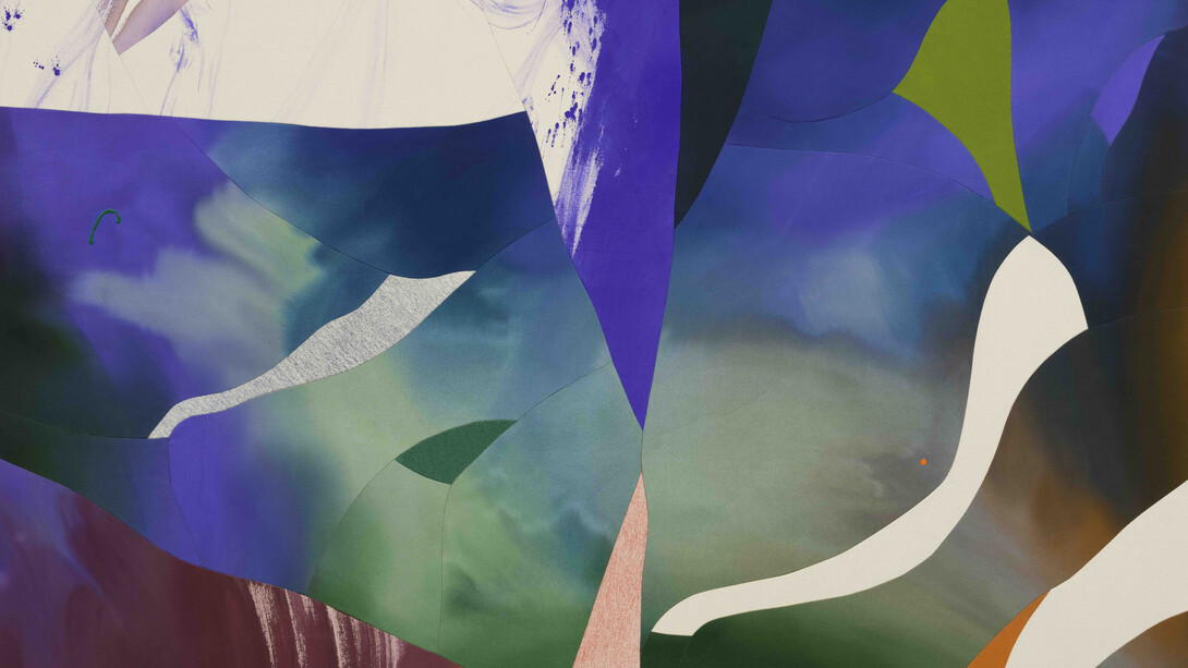 Heather Day, Blue distance (detail). Courtesy of Berggruen Gallery