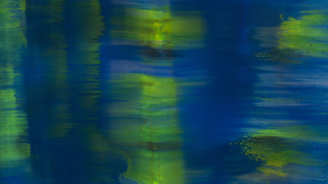 GeorgII Uvs, Code UVS #2 [UV Light Exposure], 2017, 130x210cm. Courtesy the artist