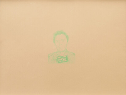 Marc Séguin, Ted Bundy Drawing Project no 4, 2014, Pencil on paper, 12x16 inches, 14x18inches framed