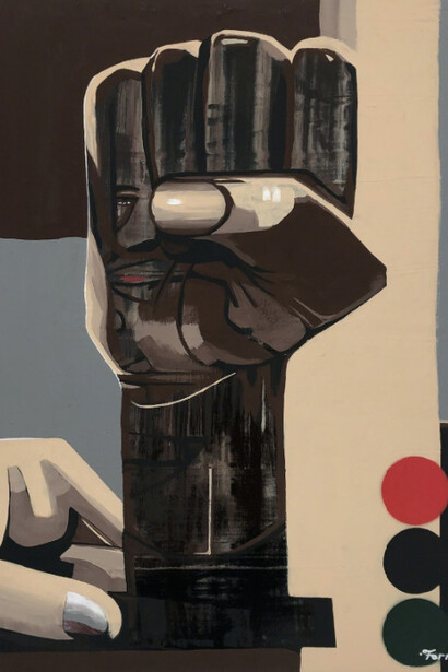 Behind Face. Courtesy of Roberts Projects