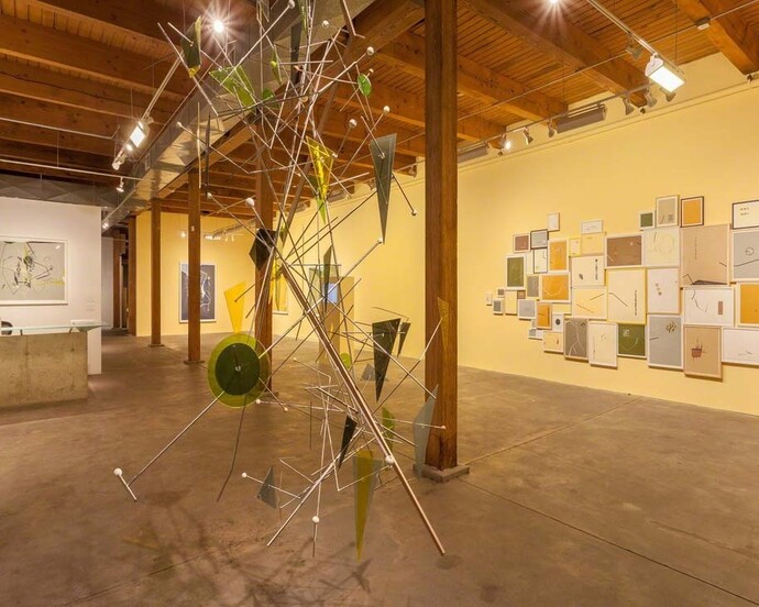 Dannielle Tegeder, Exhibition view. Courtesy of Carrie Secrist Gallery