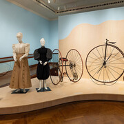 Cycle thru! The art of the bike, exhibition view. Courtesy of Cincinnati Art Museum