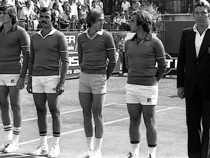 La finale di Coppa Davis Italia-Cile del 1976