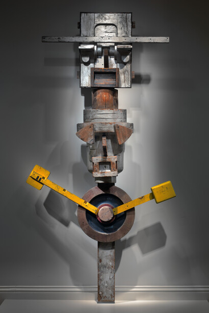 Lonnie Holley, Yielding to the ancestors while controlling the hands of time, ca. 1992. Courtesy of SAAM