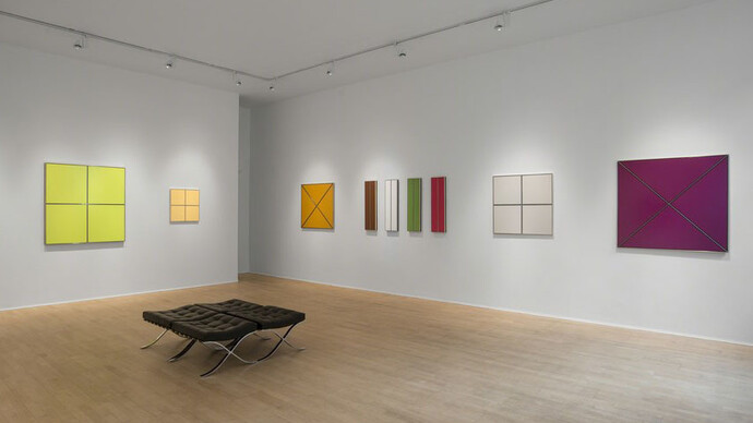 Tadaaki Kuwayama, Exhibition view. Courtesy of The Mayor Gallery