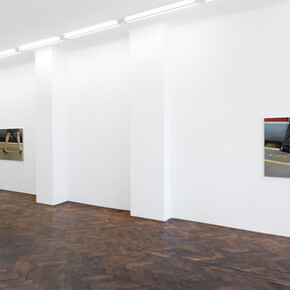 Stephen Skidmore, Afternoon paintings, exhibition view. Courtesy of Galerie Hubert Winter