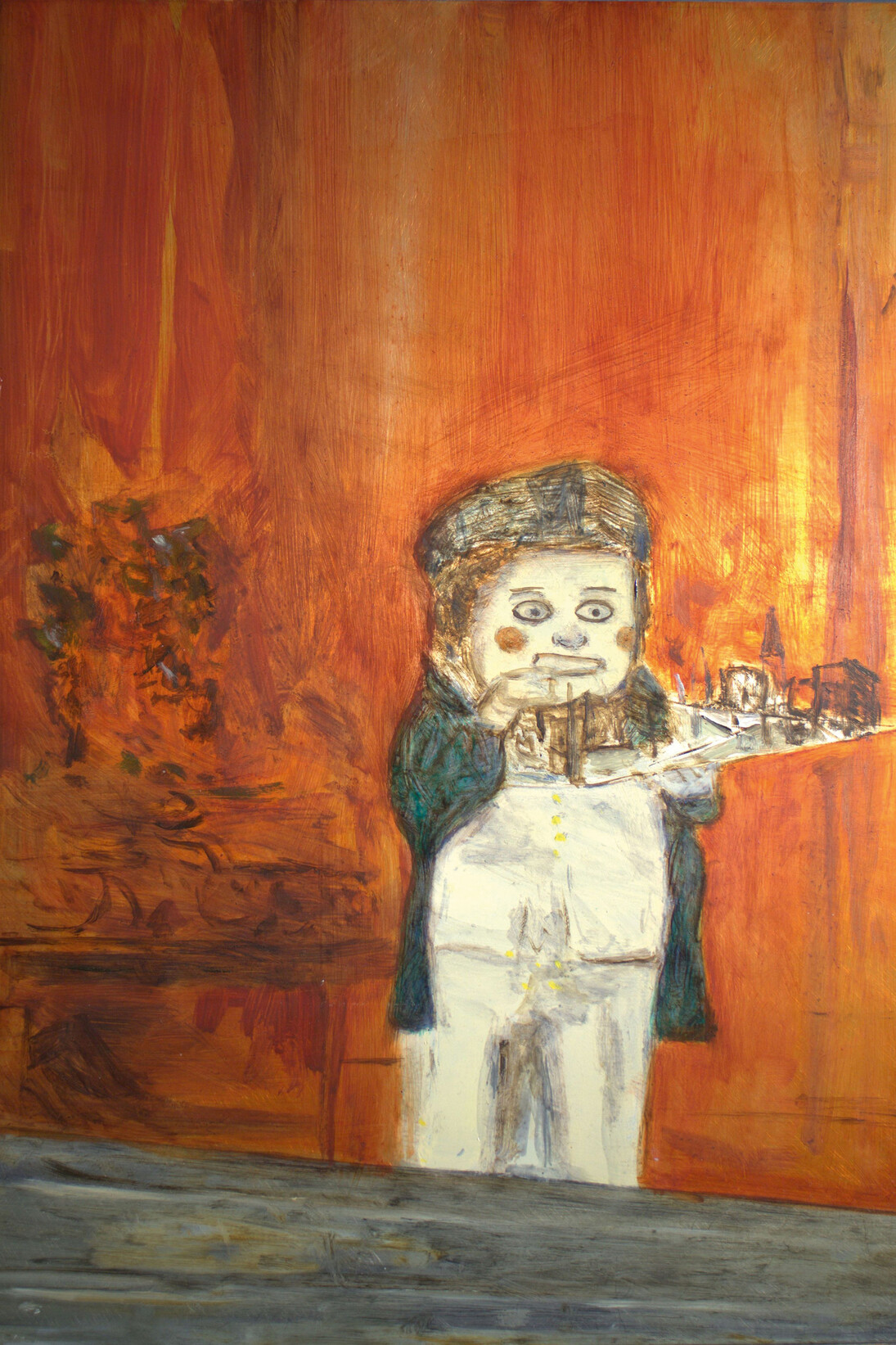 Nicholas Permain, Model With Hat