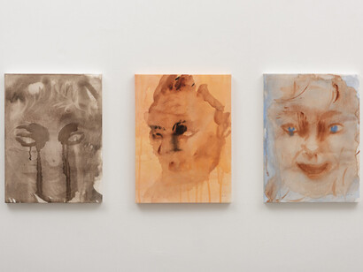 Various artists, The desert wind will salt your ruins, exhibition view. Courtesy of Krupa Gallery