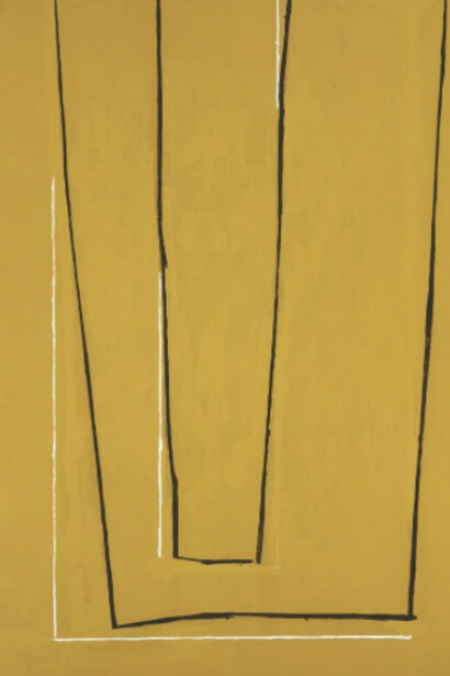 Robert Motherwell, Open in Ochre, 1967-1970. Courtesy of Museum of Fine Arts, Boston