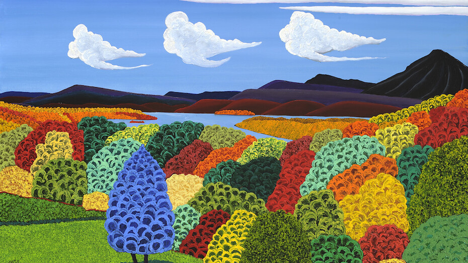 Jack Stuppin, Hudson River View from Olana