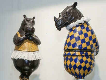 Bronze Creatures Great and Small, Exhibition view. Courtesy of Cavalier Galleries