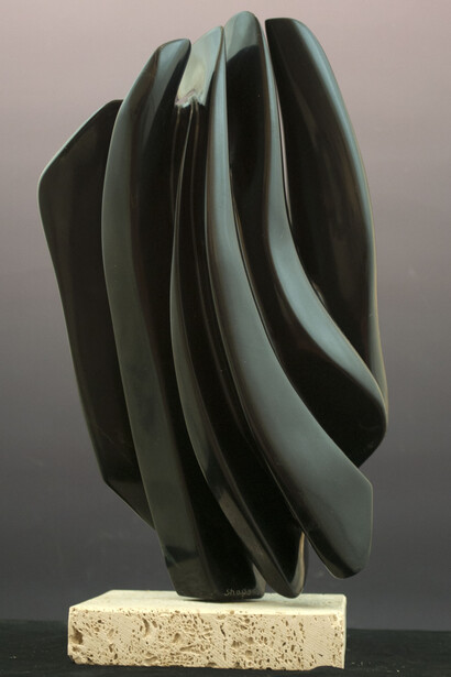 Joel Shapses, The Agony and the Ecstasy, Chlorite, 18" x 8" x 8"