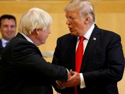 Trump y Johnson