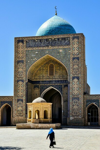 Región de Bukhara próxima a Khorezm, Uzbekistán