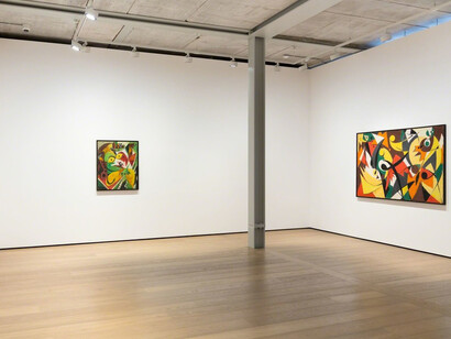 Ernst Wilhelm Nay, Exhibition view. Courtesy of Almine Rech Gallery 