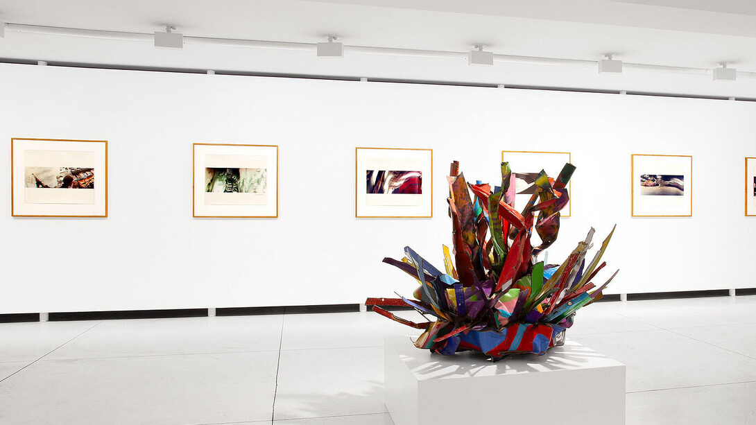 John Chamberlain, exhibition view. Courtesy of Galerie Karsten Greve