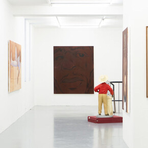 Lassana Sarre, L'enfant aux cerises, vue d'exposition. Avec l'aimable autorisation de la Galerie Polaris