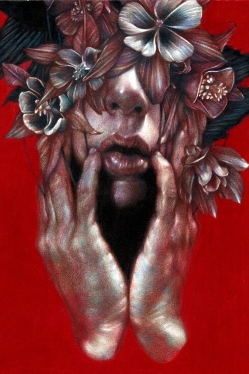 Marco Mazzoni, The Last Day I Was happy, 2014 colored pencils on paper, cm 30x21