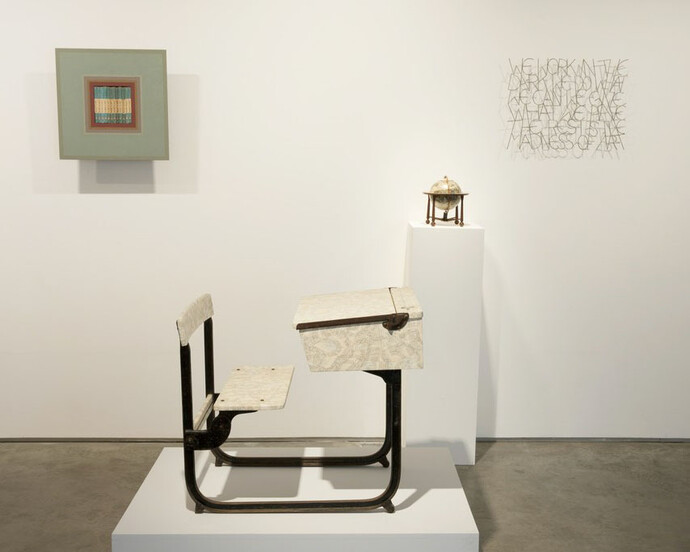 Tom Phillips, Exhibition view. Courtesy of Flowers