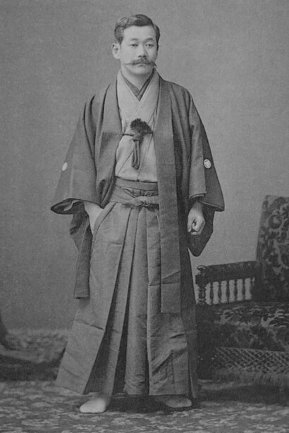 Kanō Jigorō, 32 anni, 1892 circa