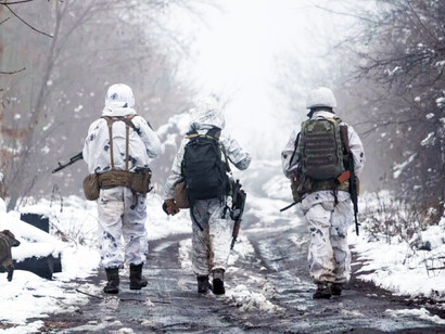 Combatientes ucranianos en el conflicto con Rusia