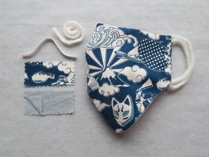 Hello Nippon Eco Mask, Eliza Wong/MOMOZAZA © Mamoru Kotani