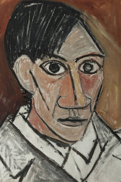 Pablo Picasso, Self-portrait, 1907. Courtesy of National Gallery