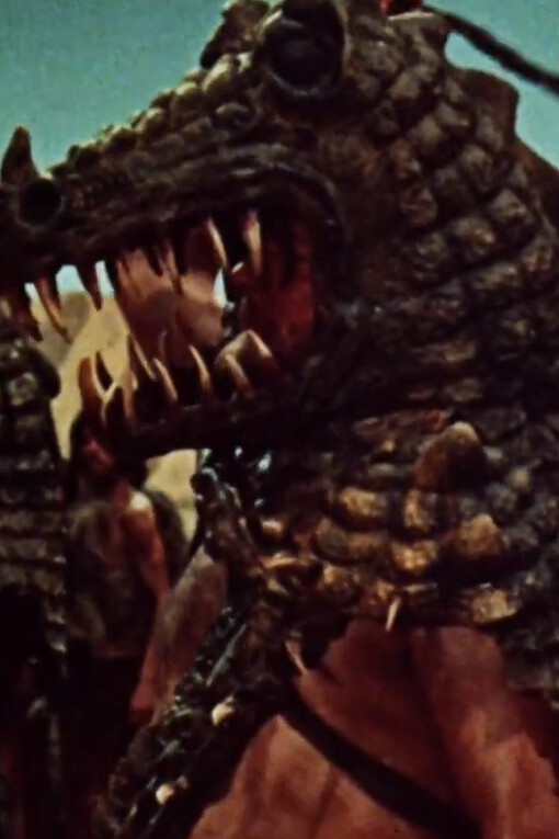 Fotograma de la película "Cuando los dinosaurios dominaban la tierra", dirigida por Val Guest, 1970
