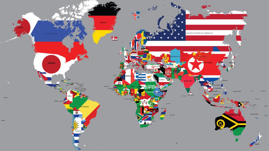 Satoshi Hashimoto, Each Country Was Moved to the Next, 2011-2013, world atlas, and a concept from a person called “S.S.” that the artist 'transplanted' into himself