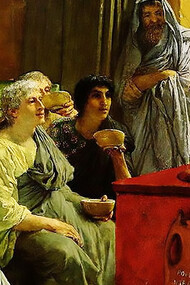 Lawrence Alma-Tadema, "The wine shop"