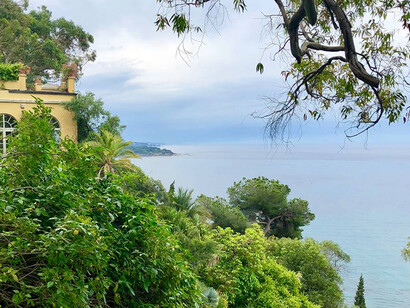 Il giardino di Villa Boccanegra a Ventimiglia