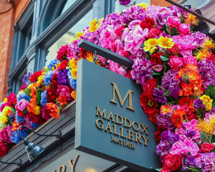 One Love, Exhibition view. Courtesy of Maddox Gallery