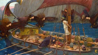 John William Waterhouse (1849, Roma - 1917, Londres), Ulises y las sirenas