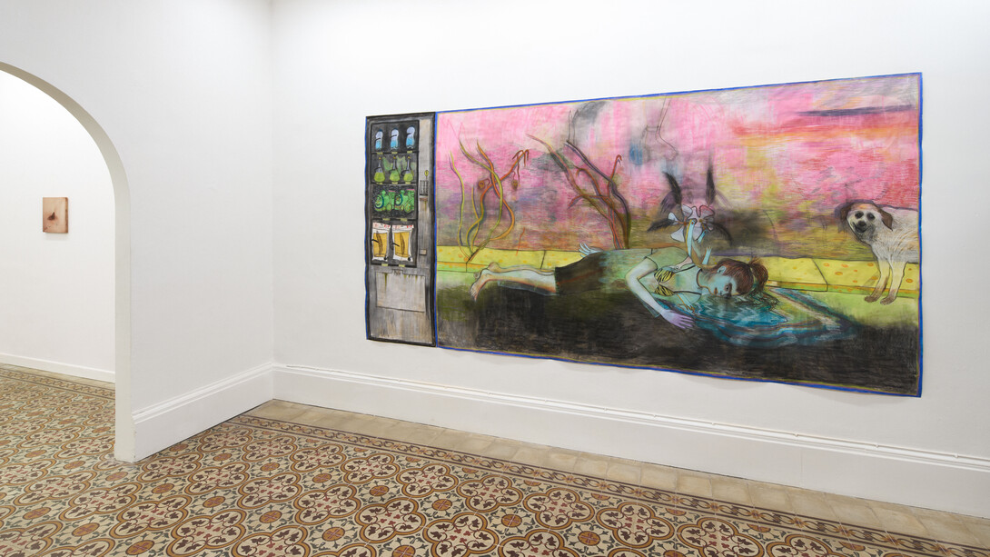 Varios artisti, Black bile and sunflowers, vista della mostra. Per gentile concessione di The Address