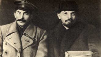 Stalin y Lenin en 1919