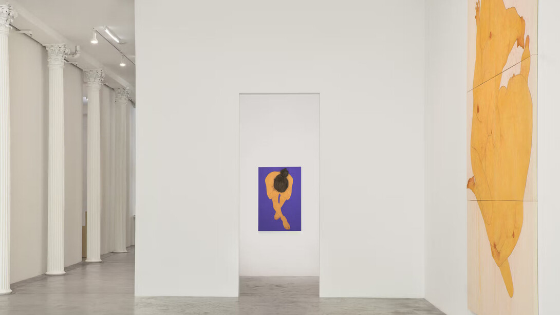 Seung Ah Paik, Suspended landscapes, exhibition view. Courtesy of Bortolami