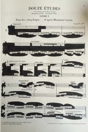 Chiara Banfi, Notações, Partituras de Debussy