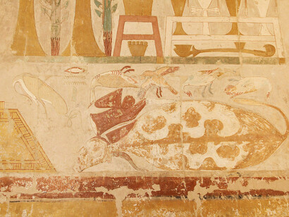 Decoración del templo de Hatshepsut en Deir el-Bahari