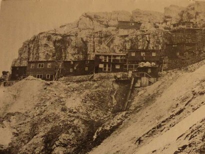 Accampamento AU ala sx sommità nord, primavera 1917