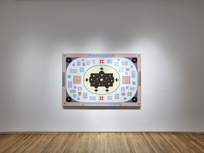 Karla Knight, Orbit, exhibition view. Courtesy of Andrew Edlin Gallery