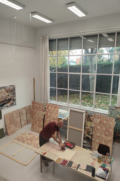 L'atelier de Federico Miró, 2026. Avec l'aimable autorisation de la galerie Loo & Lou