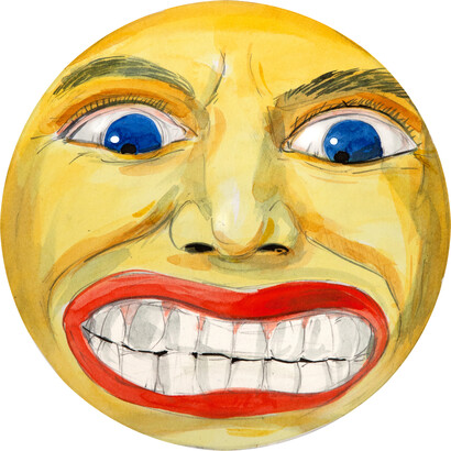 Zoe Beloff, Emoji, from Alphabet of the Passions series, 2017. Courtesy the artist