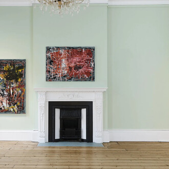 Aaron Garber-Maikovska, Cameo woods, exhibition view. Courtesy of Massimo De Carlo Gallery