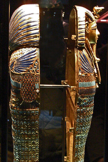 A coffinette in which was stored the liver of Tutankhamun