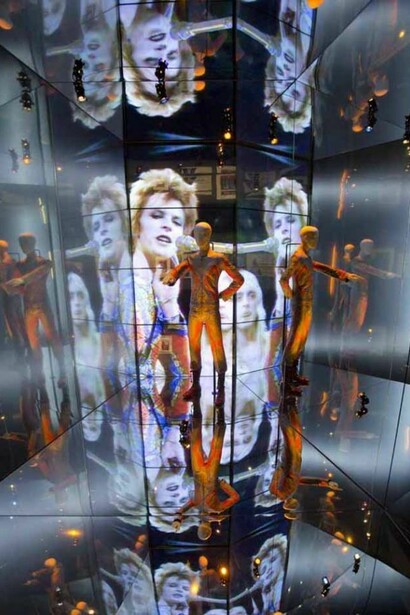David Bowie, Installation view, David Bowie is, Victoria and Albert Museum, London. March 23 - August 11, 2013. Courtesy The David Bowie Archive. Photo © Victoria and Albert Museum, London. 