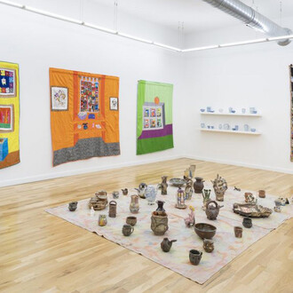 Various artists, Folk methods with spatial problems, exhibition view. Courtesy of Western Exhibitions Gallery