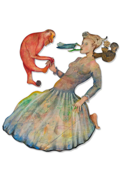 Jean-Claude Silbermann, Dame passante, mère de la célébrité et de l’oubli, 2025. Courtesy of Galerie Sator